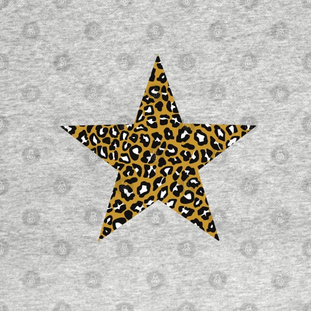 Mustard Yellow Leopard Spots Print by OneThreeSix
